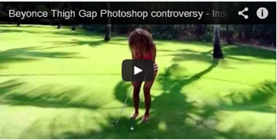 Beyonce Thigh Gap Photoshop controversy - Inside Edition