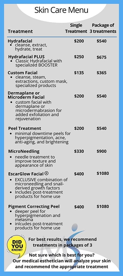 Skin price list