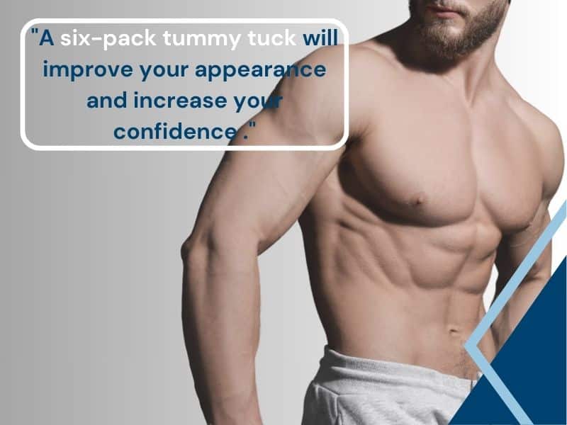 etching six pack male tummy tuck